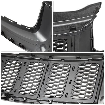 14-16 Jeep Grand Cherokee Front Grille - Honeycomb Mesh Style - Black