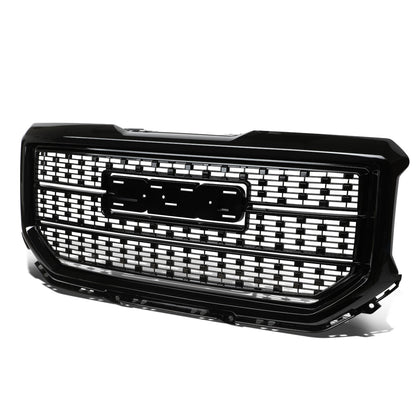 16-18 GMC Sierra 1500 Front Grille - Denali Style - Black