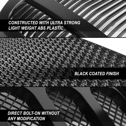 16-18 GMC Sierra 1500 Front Grille - Denali Style - Black