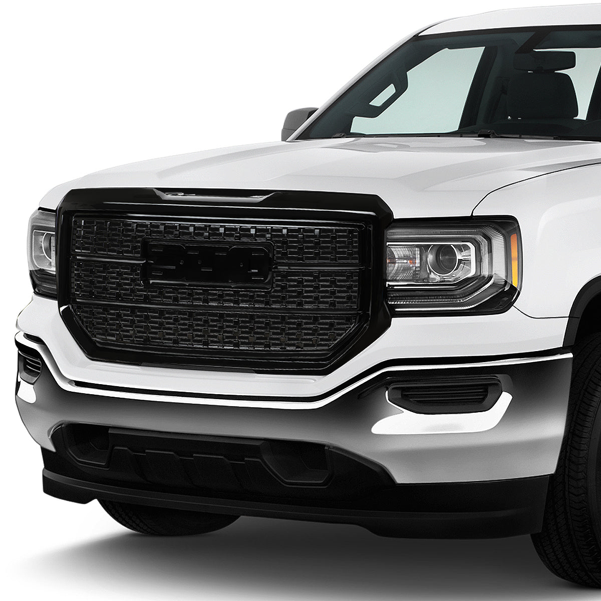 16-18 GMC Sierra 1500 Front Grille - Denali Style - Black