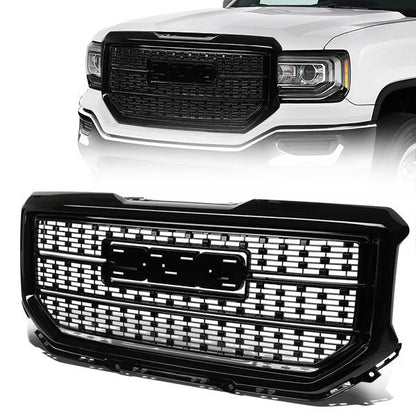 16-18 GMC Sierra 1500 Front Grille - Denali Style - Black