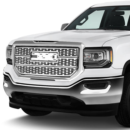 16-18 GMC Sierra 1500 Front Grille - Denali Style - Chrome