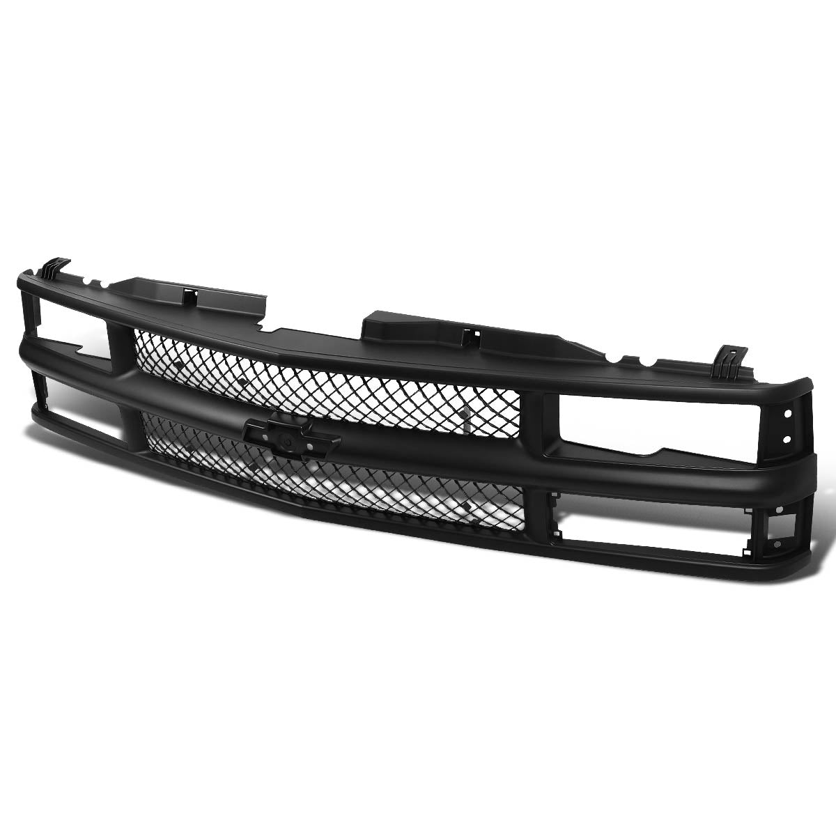 94-00 Chevy Suburban C/K 1500 2500 3500 Front Grille - Diamond Mesh - Black