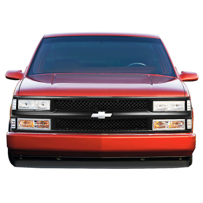 94-00 Chevy Suburban C/K 1500 2500 3500 Front Grille - Diamond Mesh - Black