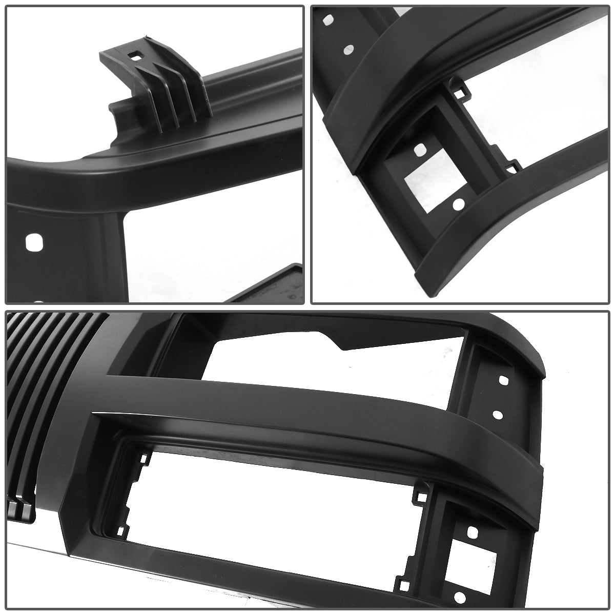 94-00 Chevy C/K 1500 2500 3500 Front Grille - Badgeless Vertical Fence Style - Black