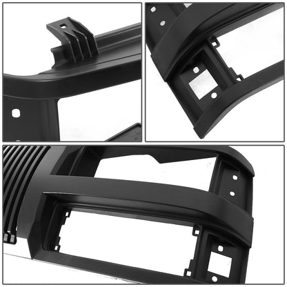 94-00 Chevy C/K 1500 2500 3500 Front Grille - Badgeless Vertical Fence Style - Black