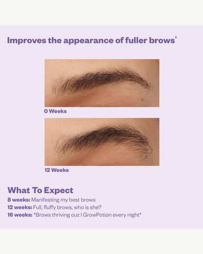 GrowPotion Fluffy Lash + Brow Boosting Serum
