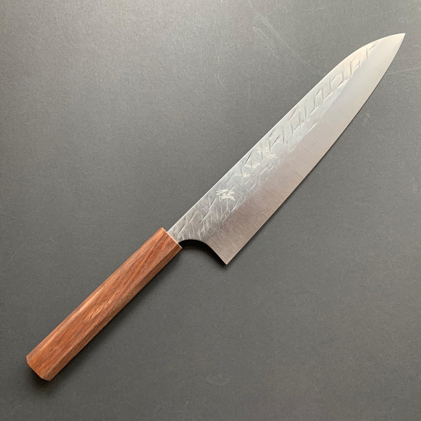 Gyuto knife, Cobalt special powder steel, tsuchime finish - Yu Kurosaki