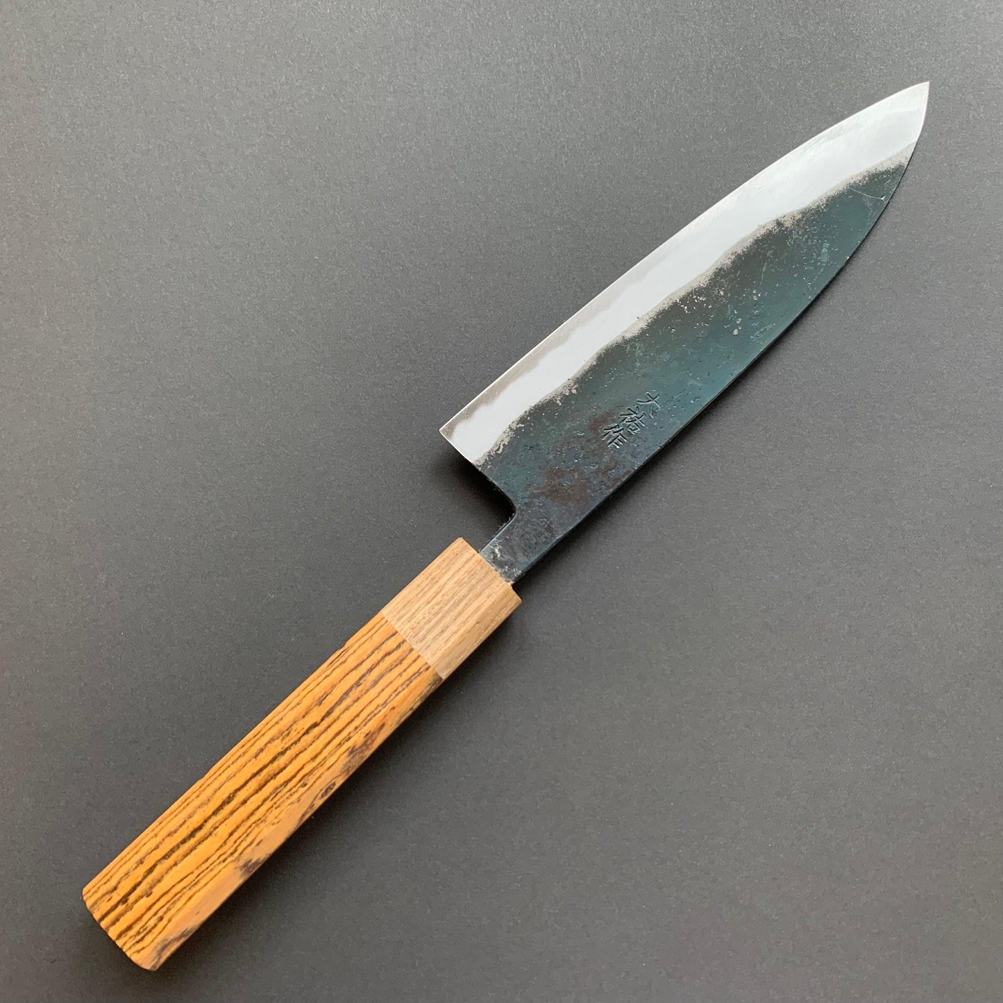 Gyuto knife, shirogami 1, kurouchi finish - Nishida