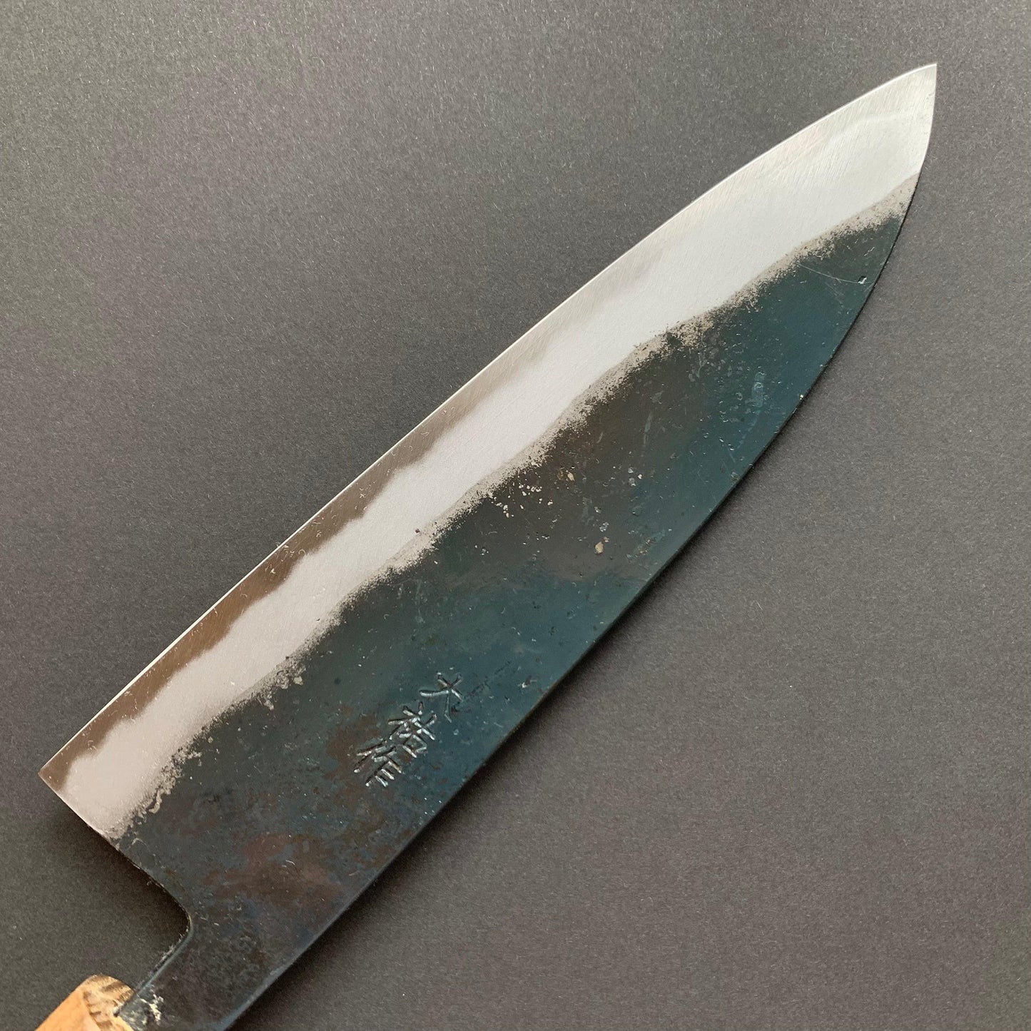 Gyuto knife, shirogami 1, kurouchi finish - Nishida