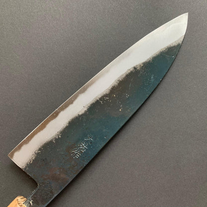 Gyuto knife, shirogami 1, kurouchi finish - Nishida