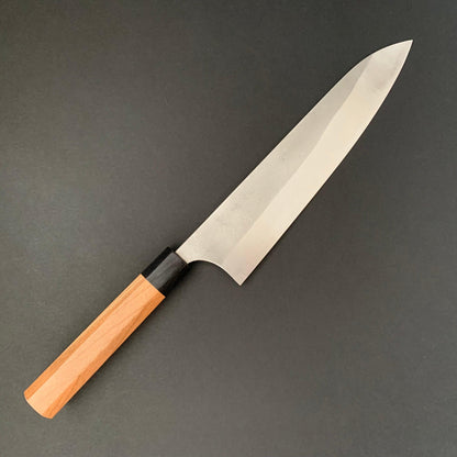 Gyuto knife, Ginsan stainless steel, nashiji finish - Kanehiro