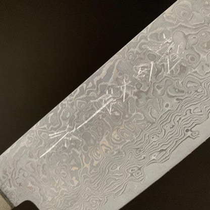 Gyuto knife, VG10 stainless steel, western handle, damascus finish - Kato