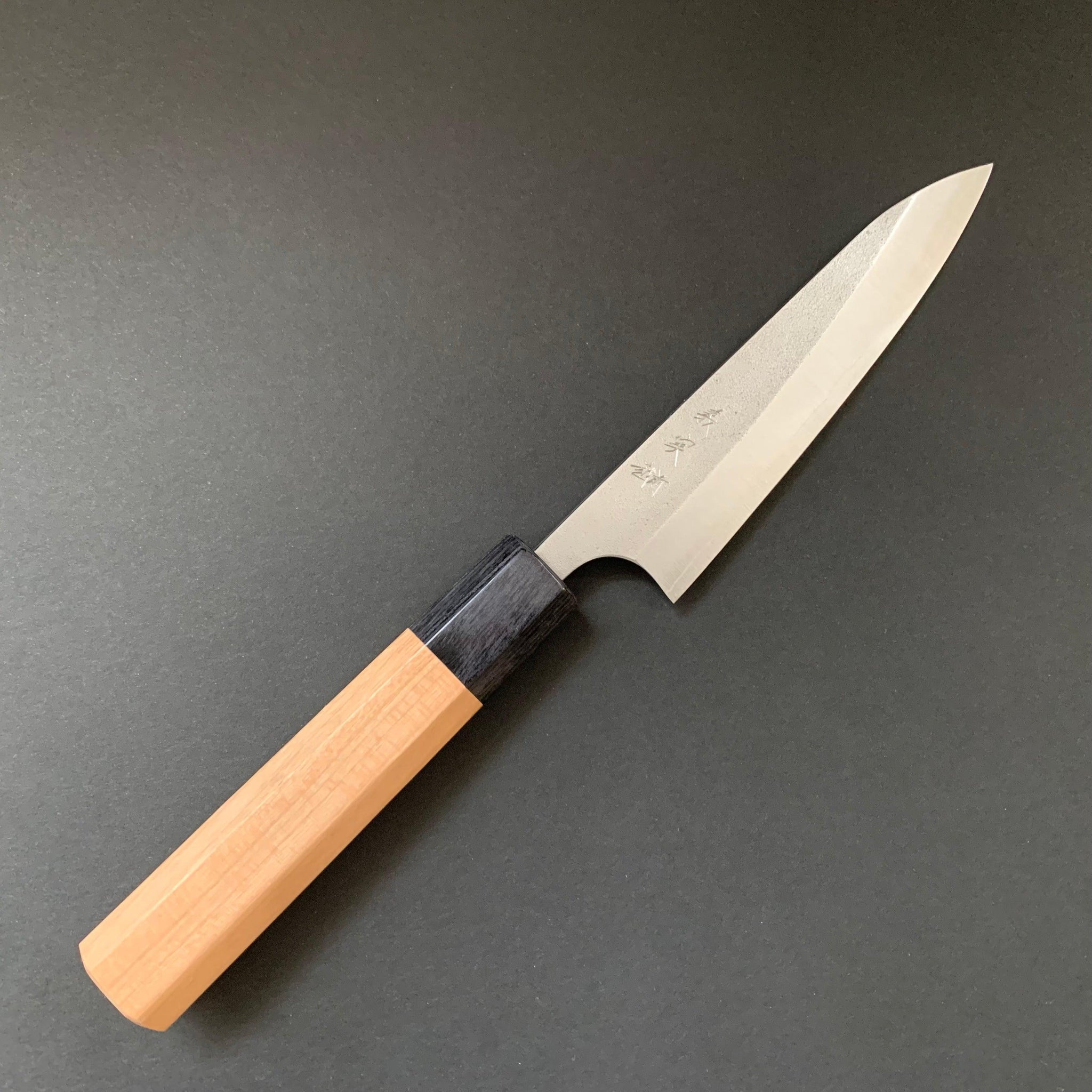 Petty knife, Ginsan stainless steel, nashiji finish - Kanehiro