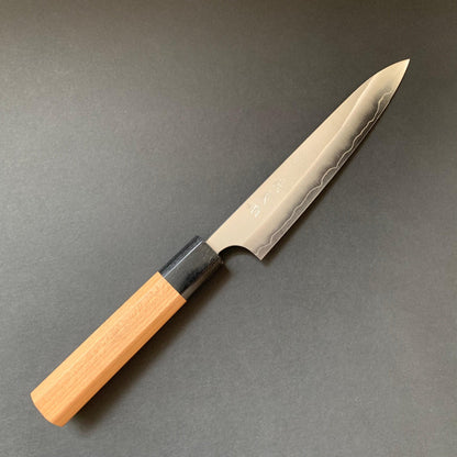 Petty knife, Ginsan stainless steel, nashiji finish - Kanehiro