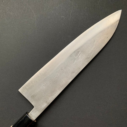 Gyuto knife, Shirogami 1 with stainless steel cladding, Nashiji finish, Nashiji range, wa handle - Fujiwara