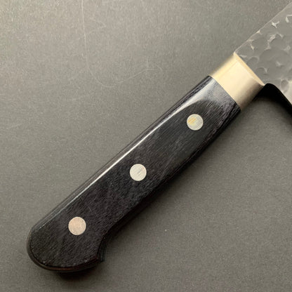 Kiritsuke knife, aogami super, ss-clad, kurouchi finish - Ohishi