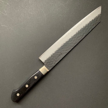 Kiritsuke knife, aogami super, ss-clad, kurouchi finish - Ohishi