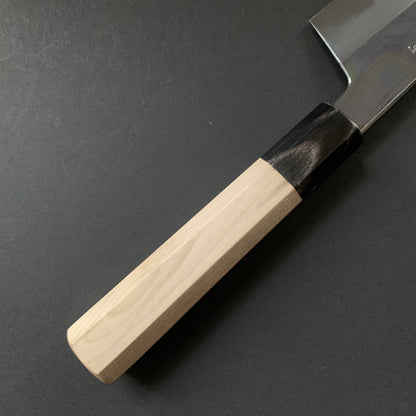 Gyuto Knife, Shirogami 2 with iron cladding, mirror polished finish, Choyo range - Sakai Kikumori