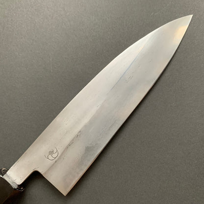 Tall Petty knife, Aogami 2 Carbon steel with Watetsu cladding, Kasumi finish, honwarikomi construction - Miyazaki