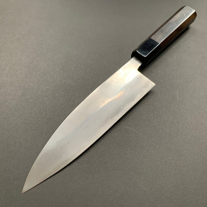 Tall Petty knife, Aogami 2 Carbon steel with Watetsu cladding, Kasumi finish, honwarikomi construction - Miyazaki