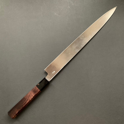 Yanagiba, Ginsan Stainless Steel, polished finish - Hatsukokoro Shirasagi