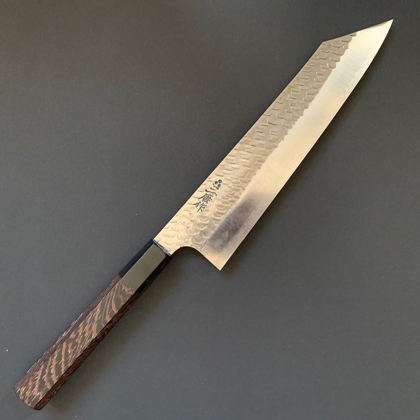 Kiritsuke knife, stamped SG2 powder steel, tsuchime finish - Nigara