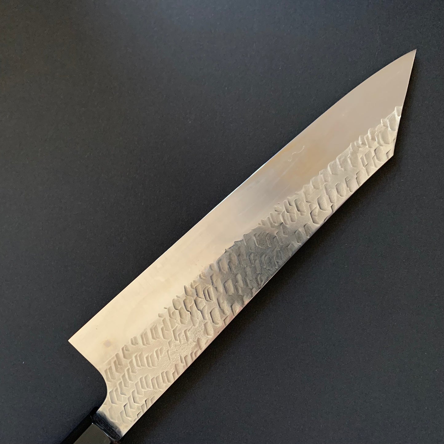 Kiritsuke knife, stamped SG2 powder steel, tsuchime finish - Nigara