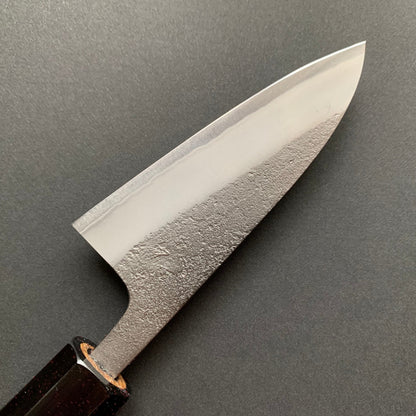 Pairing knife, Shirogami 2 with stainless steel cladding, nashiji finish - Yoshikane