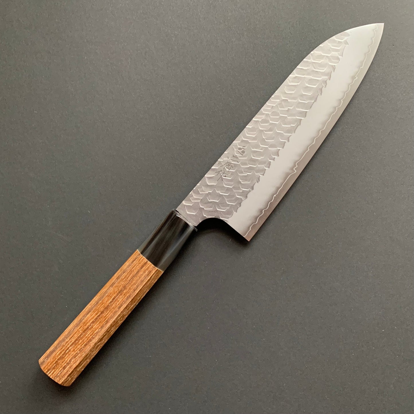 Santoku knife, SG2 powder steel, Tsuchime finish - Nigara