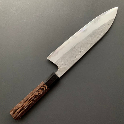 Gyuto knife, Aogami 2, stainless steel clad, Nashiji finish - Matsubara