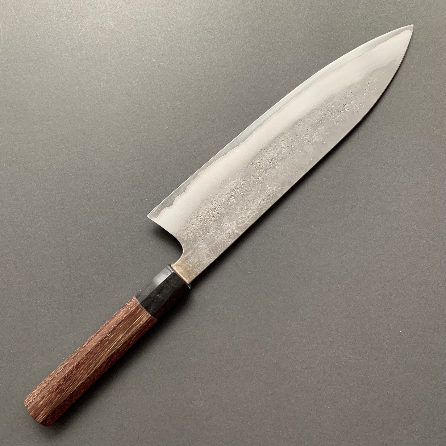 Gyuto knife, Aogami 2, stainless steel clad, Nashiji finish - Matsubara