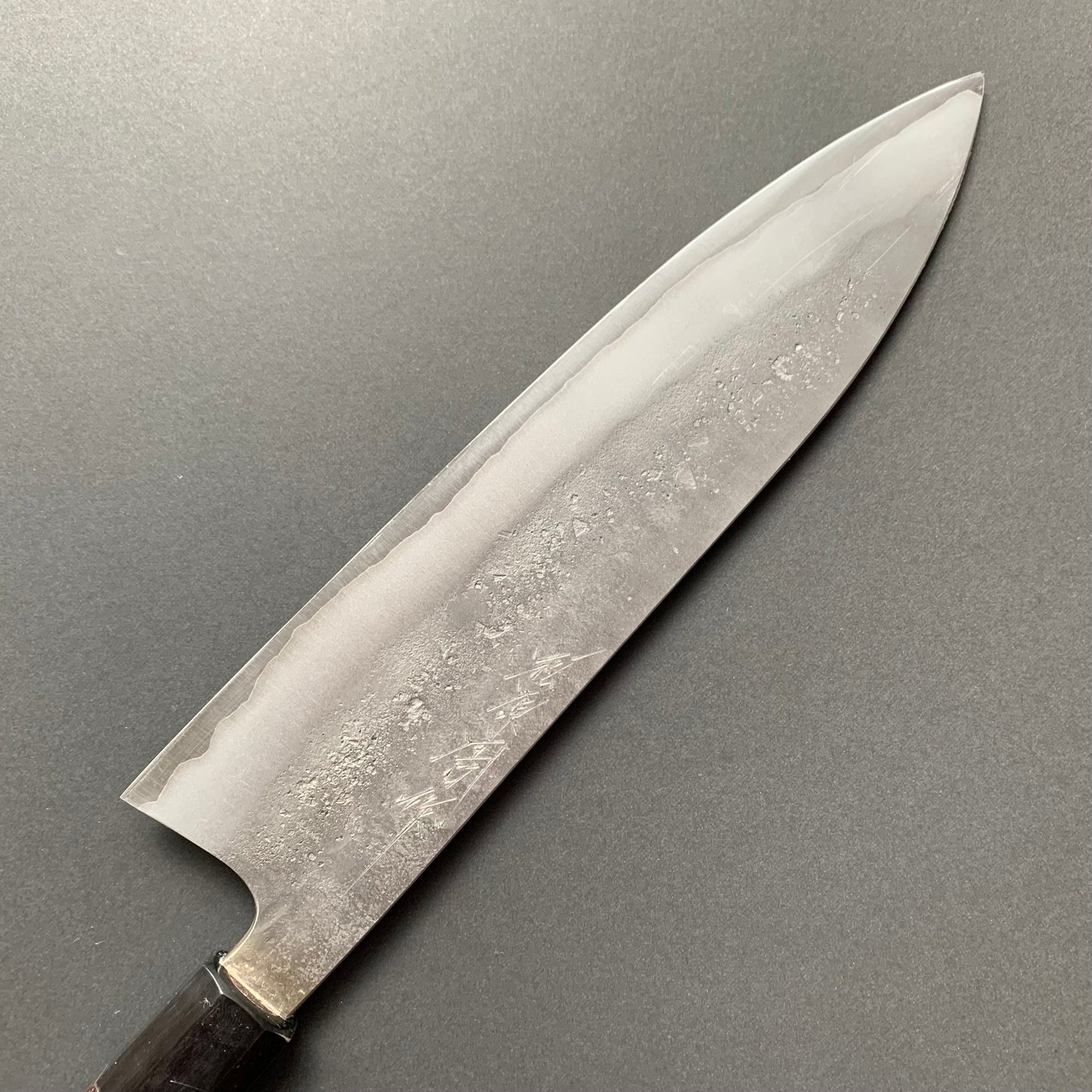 Gyuto knife, Aogami 2, stainless steel clad, Nashiji finish - Matsubara