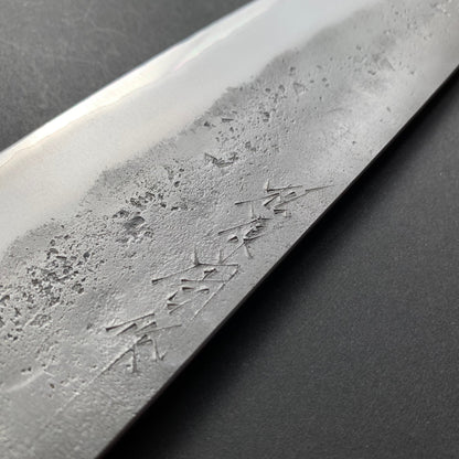 Gyuto knife, Aogami 2, stainless steel clad, Nashiji finish - Matsubara