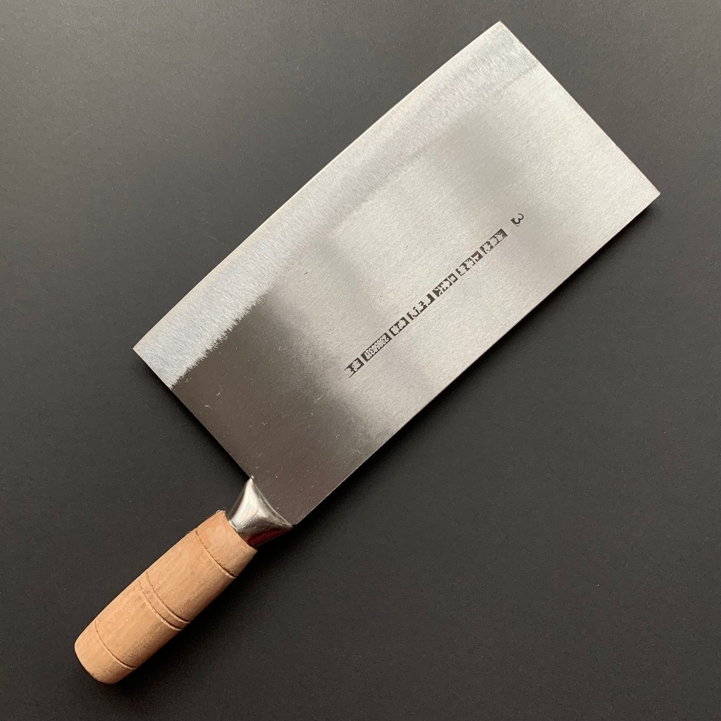 No.1 Kitchen Slicer, carbon steel, polished rustic finish - CCK Cleaver