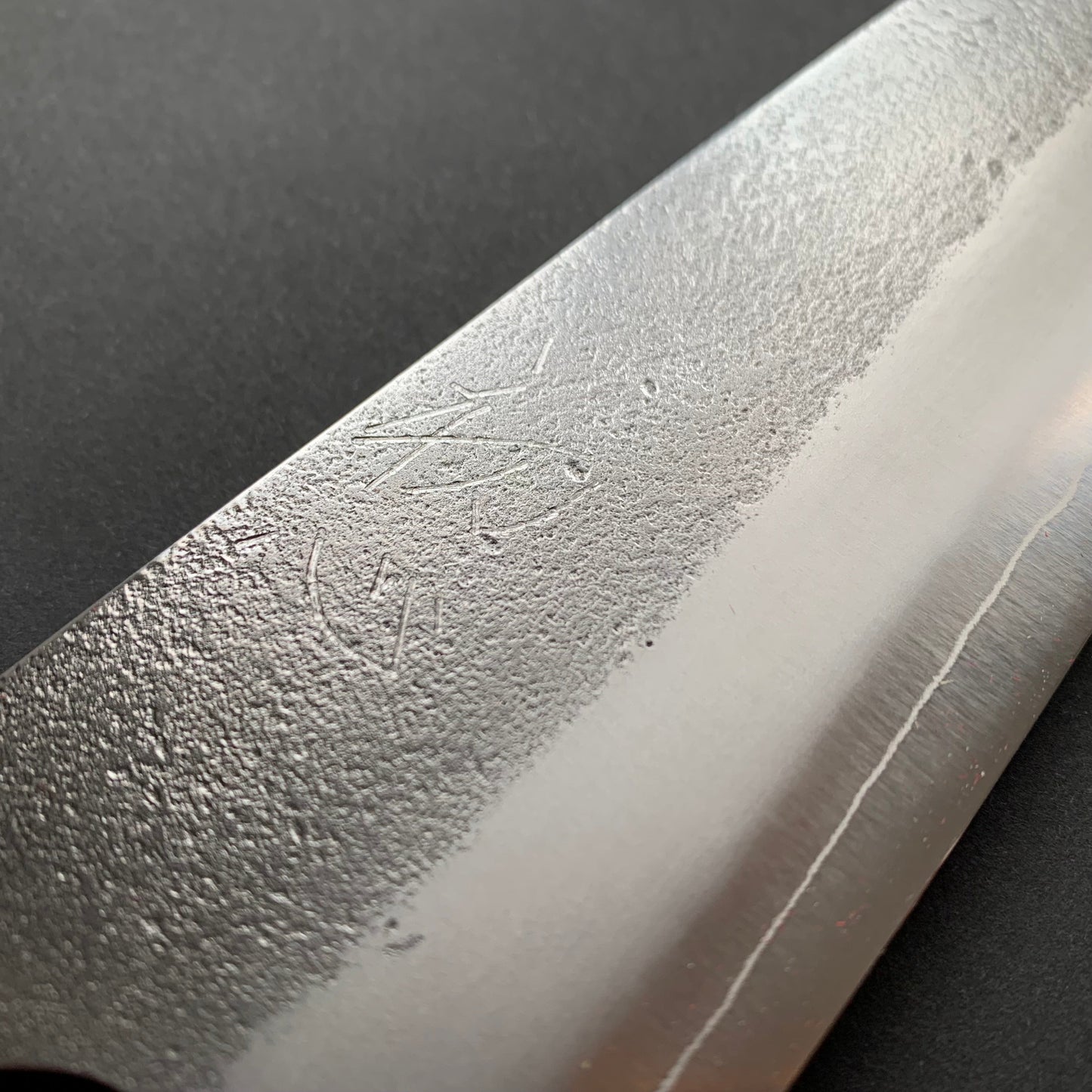 Gyuto knife, SKD tool steel, nashiji finish (teak handle) - Yoshikane