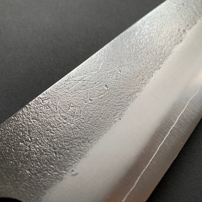 Gyuto knife, SKD tool steel, nashiji finish (teak handle) - Yoshikane