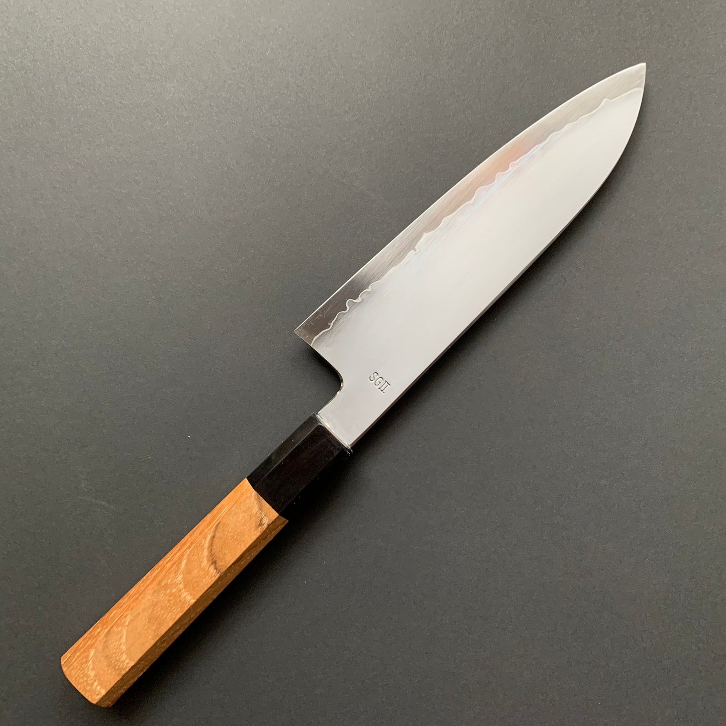 Santoku knife, SG2 stainless steel, Kasumi finish - Myojin