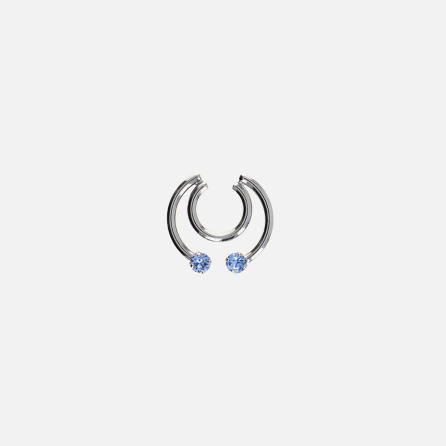 Justine Clenquet Heather Ear Cuff - Denim Blue