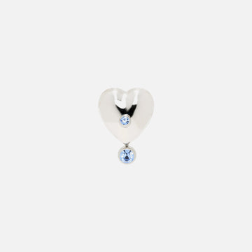 Justine Clenquet Max Single Earring - Denim Blue