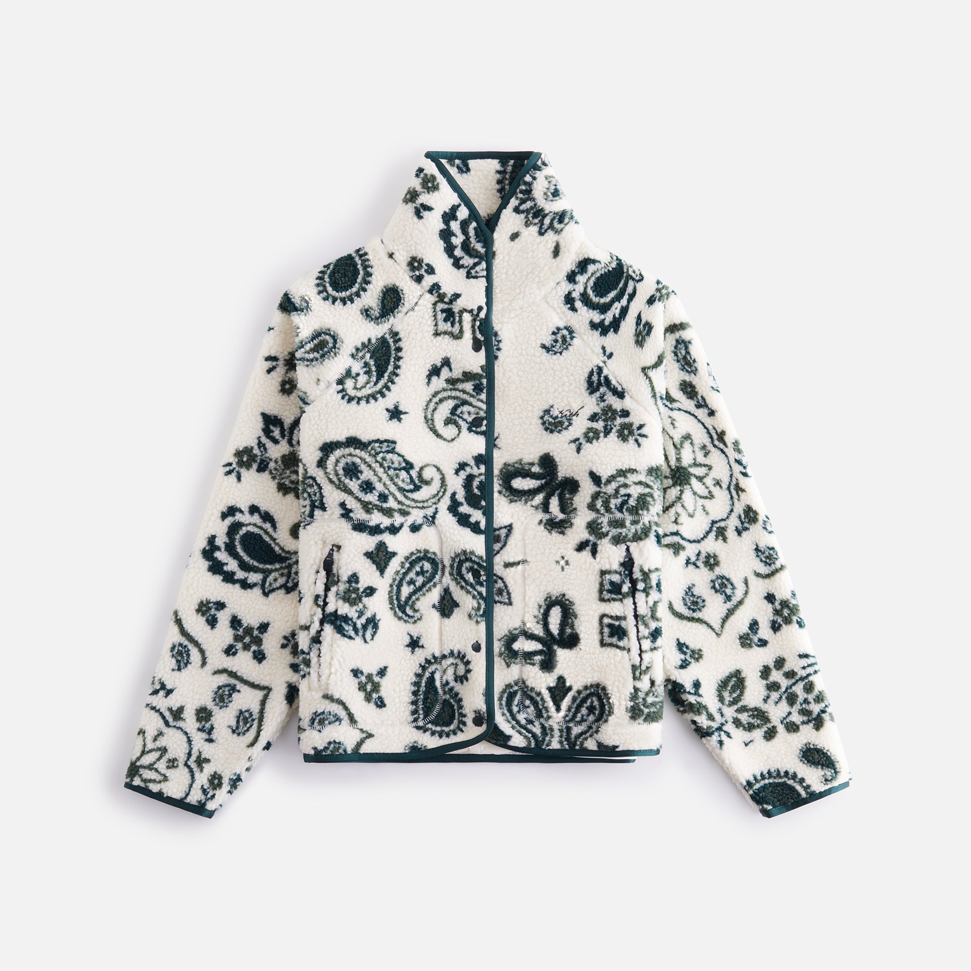 Kith Women Grayson Paisley Jacquard Sherpa - Sandrift