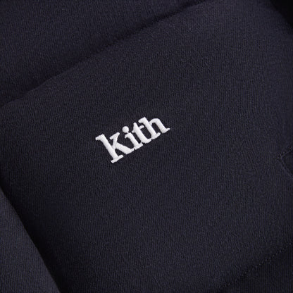 Kith Women Shae Cropped Denim Puffer - Washed Black