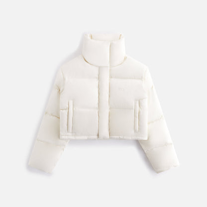 Kith Women Shae Cropped Denim Puffer - Sandrift