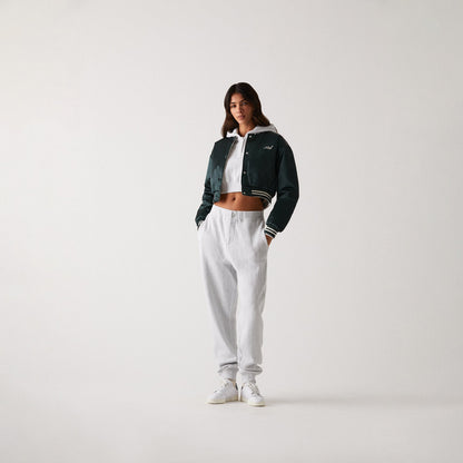 Kith Women Landry II Cropped Satin Bomber - Stadium
