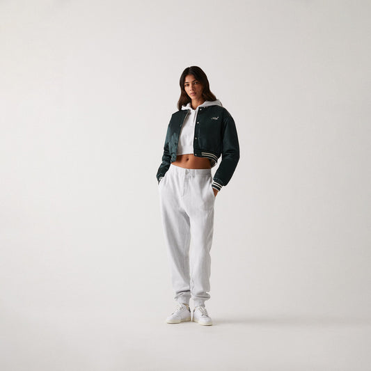 Kith Women Landry II Cropped Satin Bomber - Stadium