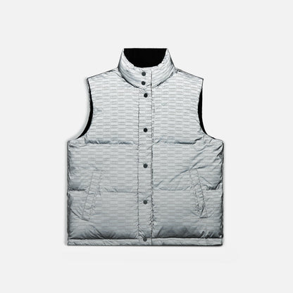 Kith Women Lewis Padded Reversible Reflective Vest - Black