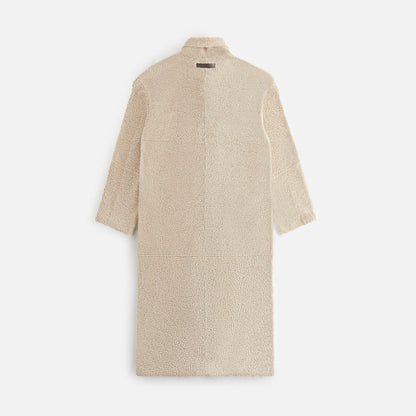 Kith Women Merra Double Breasted Shearling Coat - Maitake