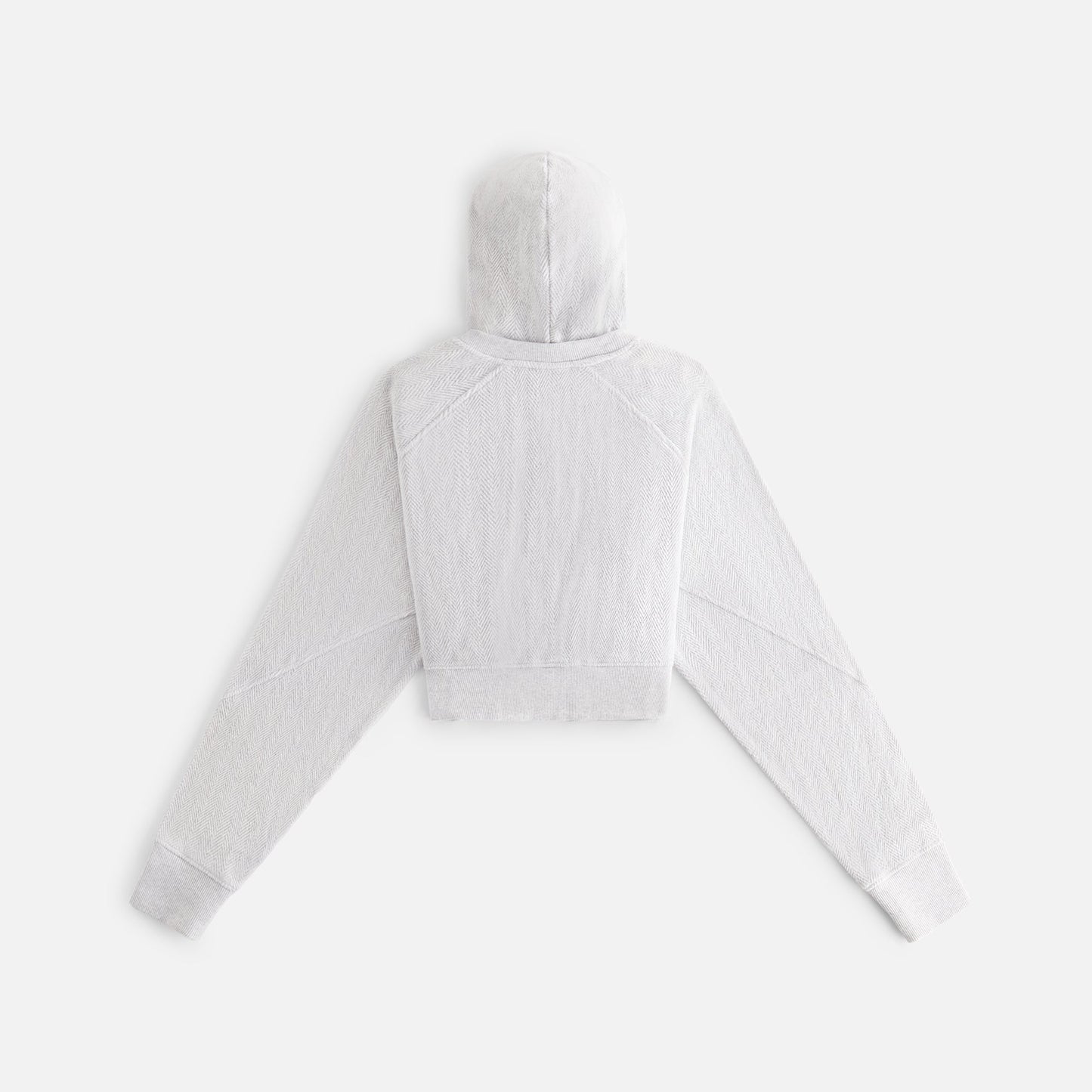 Kith Women Hillside Henley Hoodie - Light Heather Grey