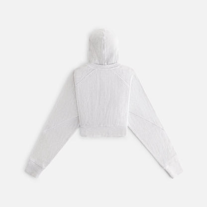 Kith Women Hillside Henley Hoodie - Light Heather Grey