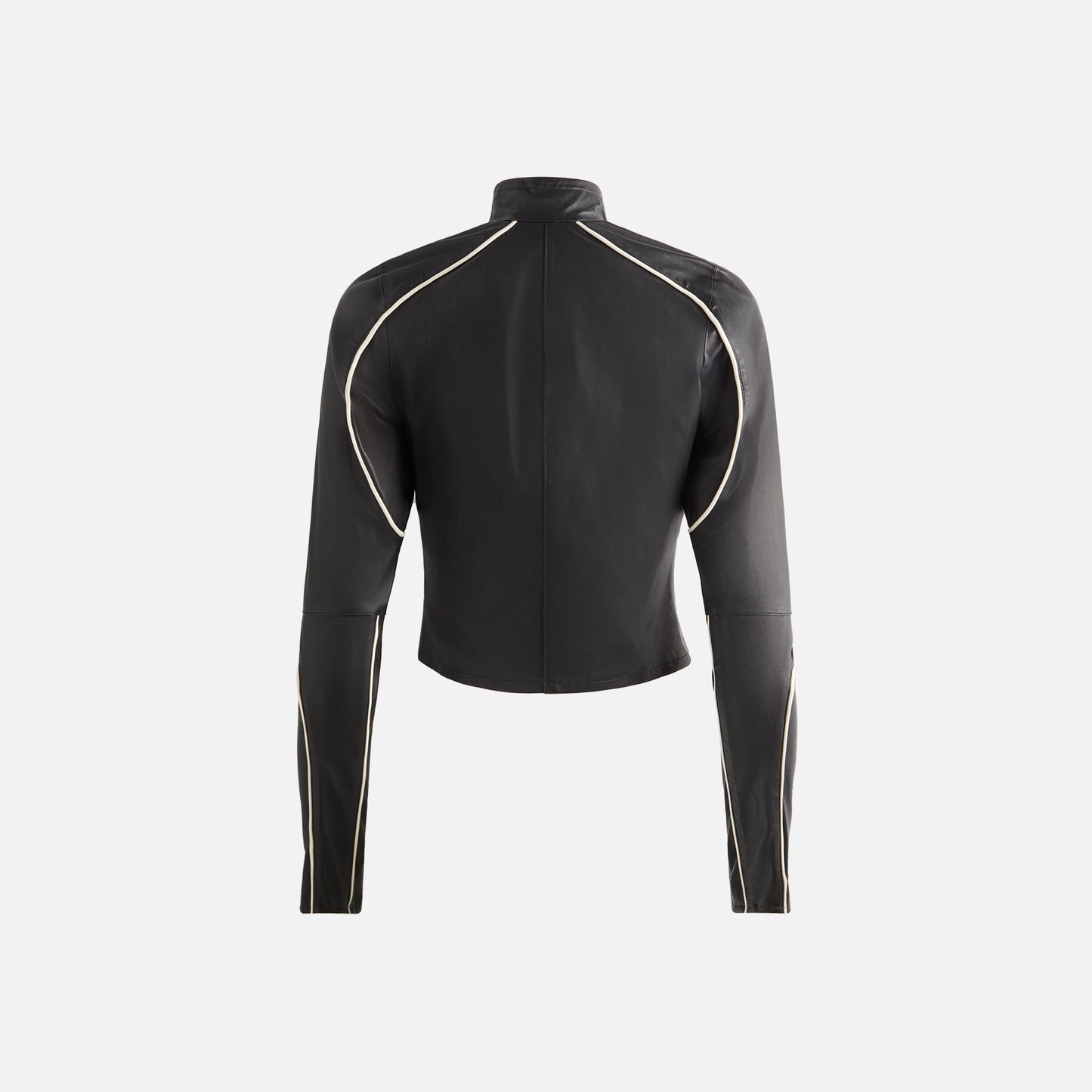 Kith Women Idra Stretch Leather Zip Up - Black